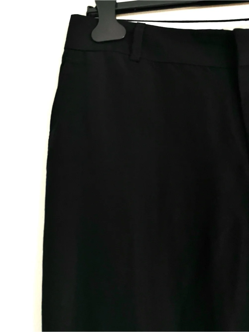 Banana Republic Linen Blend Wide Leg Pant in Black Size 6 EUC Vintage
